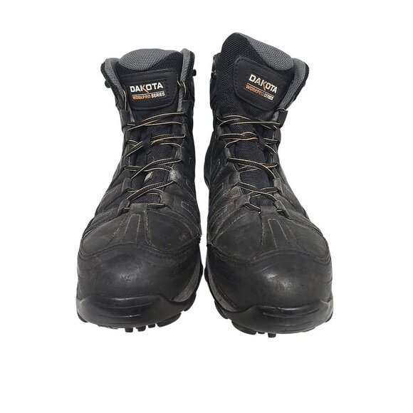 Dakota Men's 6" 2301 Aluminum Toe Comp. Plate WP Work Boots Black Size 12W/L - Picture 6 of 7